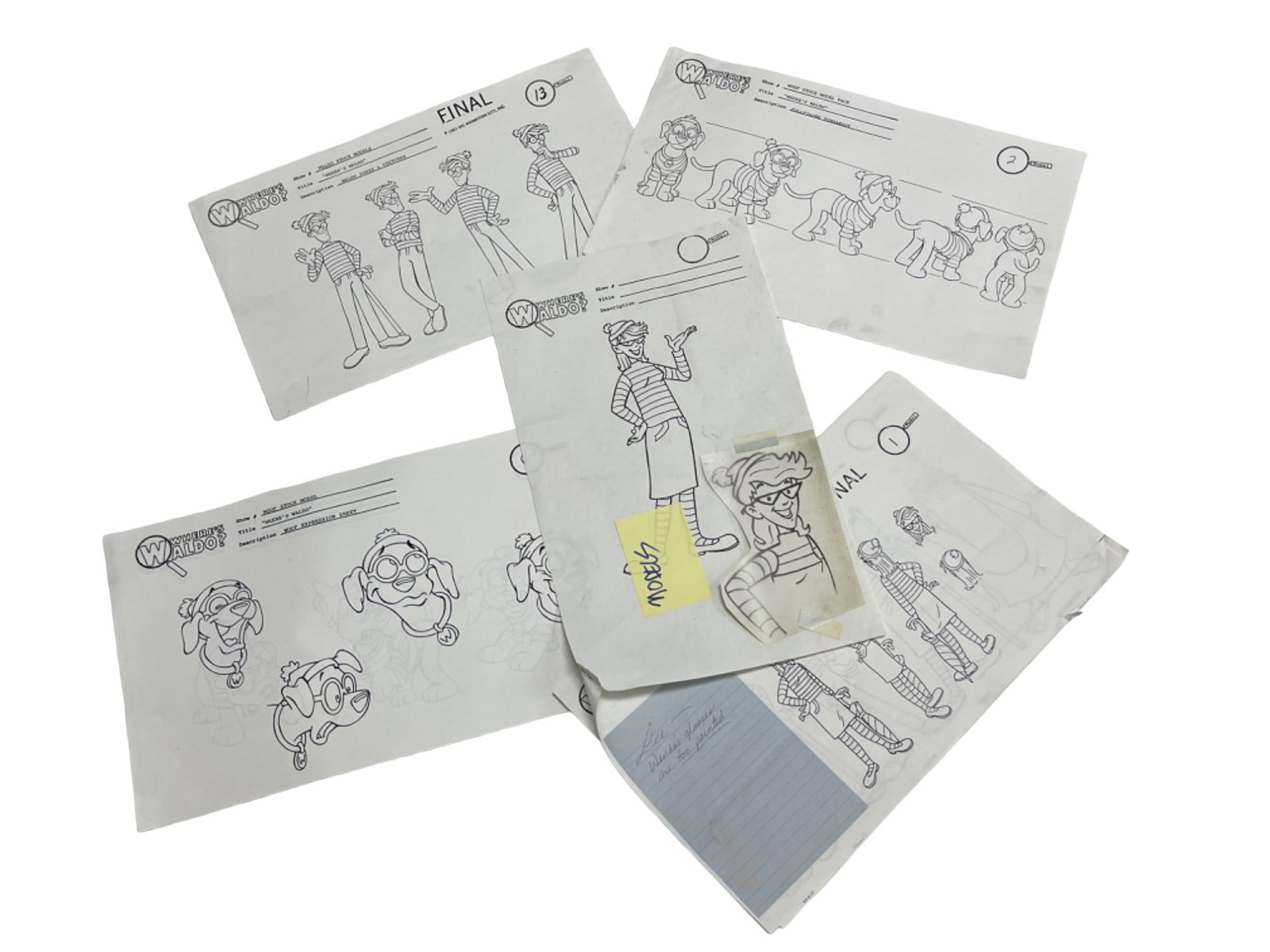 VINTAGE STORYBOARD PRODUCTION ART WHERES WALDO PRINT 6 pages: VINTAGE STORYBOARD PRODUCTION ART WHERES WALDO PRINT 6 pages 8.7" x 14"Lee Mishkin (February 5, 1927 ? June 19, 2001) was an American animator and director. He directed the short animated film Is It A