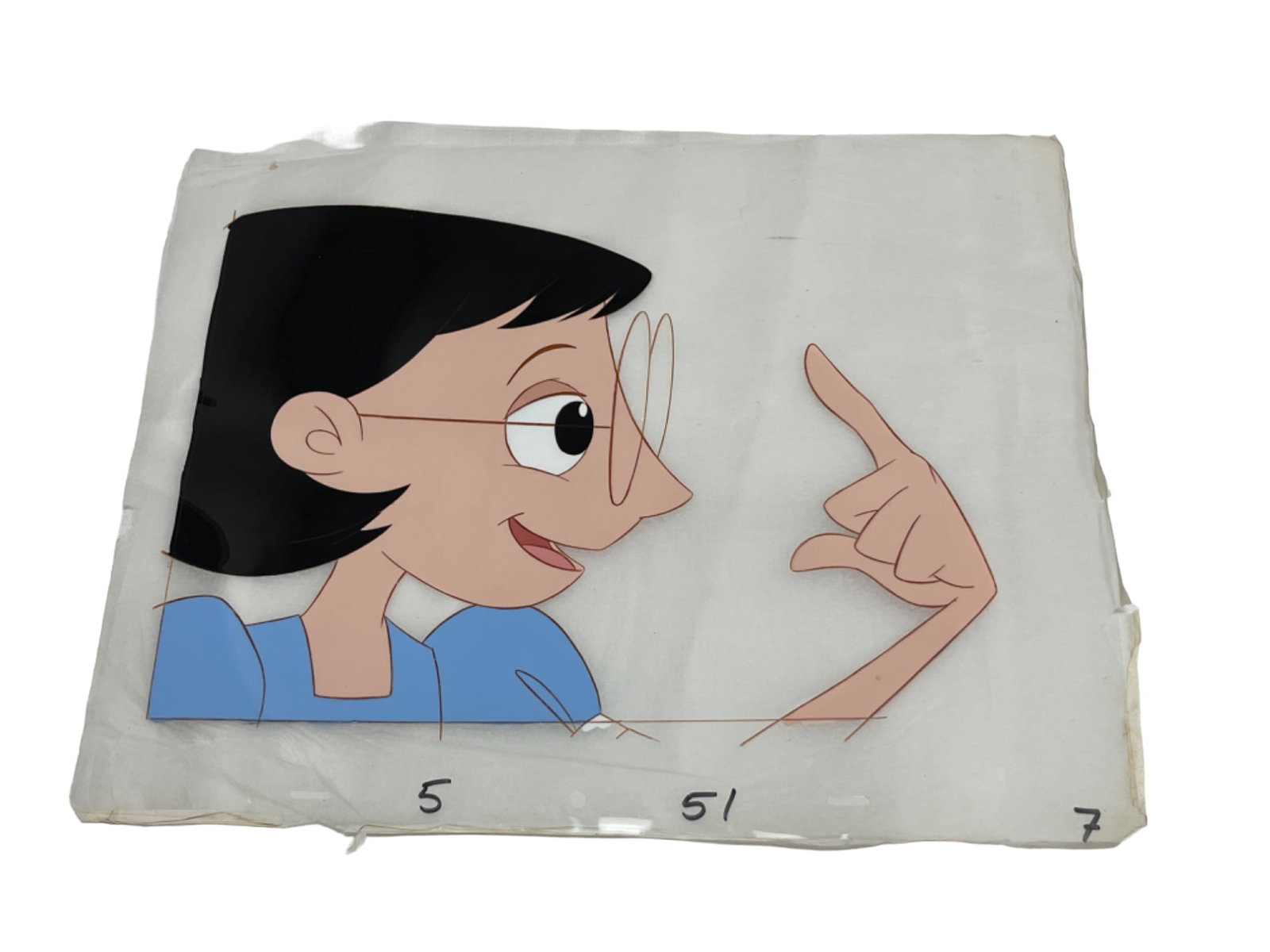 VINTAGE ORIGINAL CEL 16.5" X 13.5": VINTAGE ORIGINAL CEL 16.5" X 13.5" Lee Mishkin (February 5, 1927 ? June 19, 2001) was an American animator and director. He directed the short animated film Is It Always Right to Be Right?, which won 