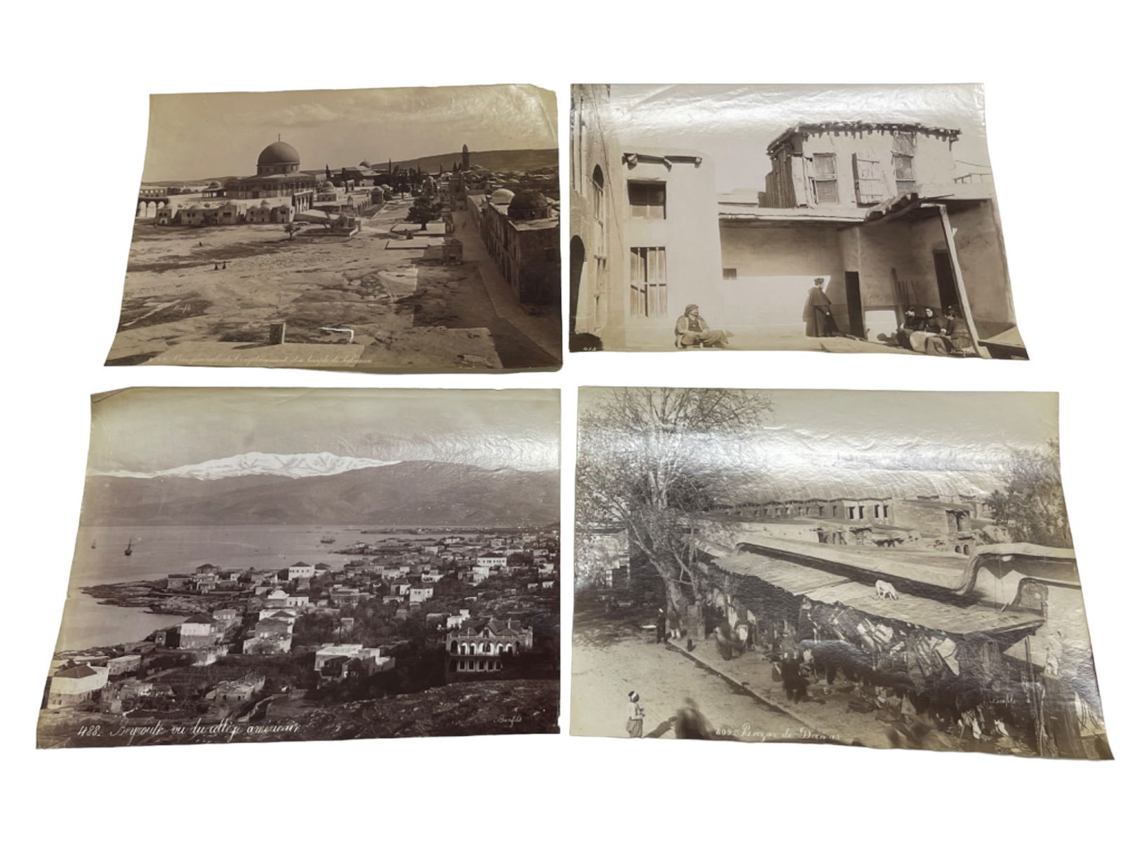 BONFILS, FELIX , circa 1880s. Albumen print, 8 3/8 x 11 LOT 4 (1 of 6)