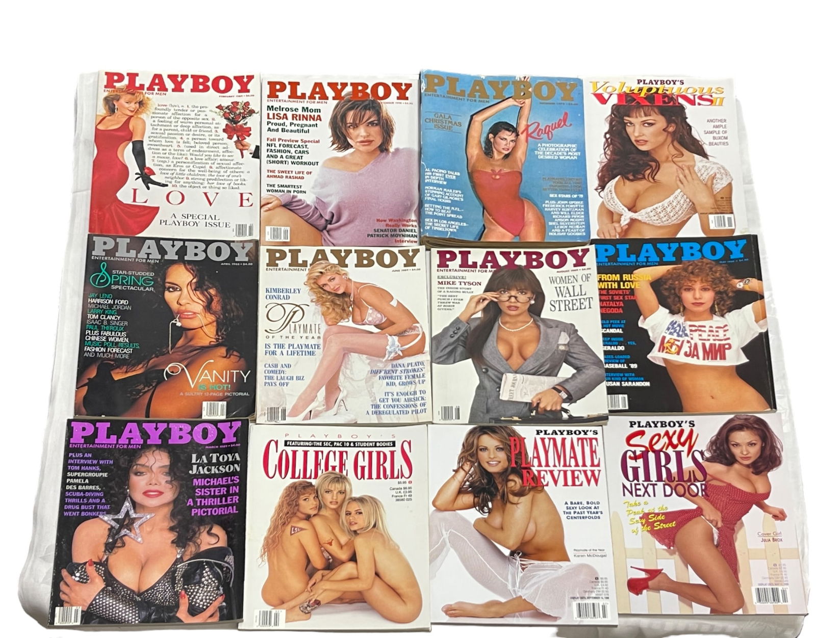 VINTAGE Playboy Magazines COLLECTION LOT 12 (1 of 5)