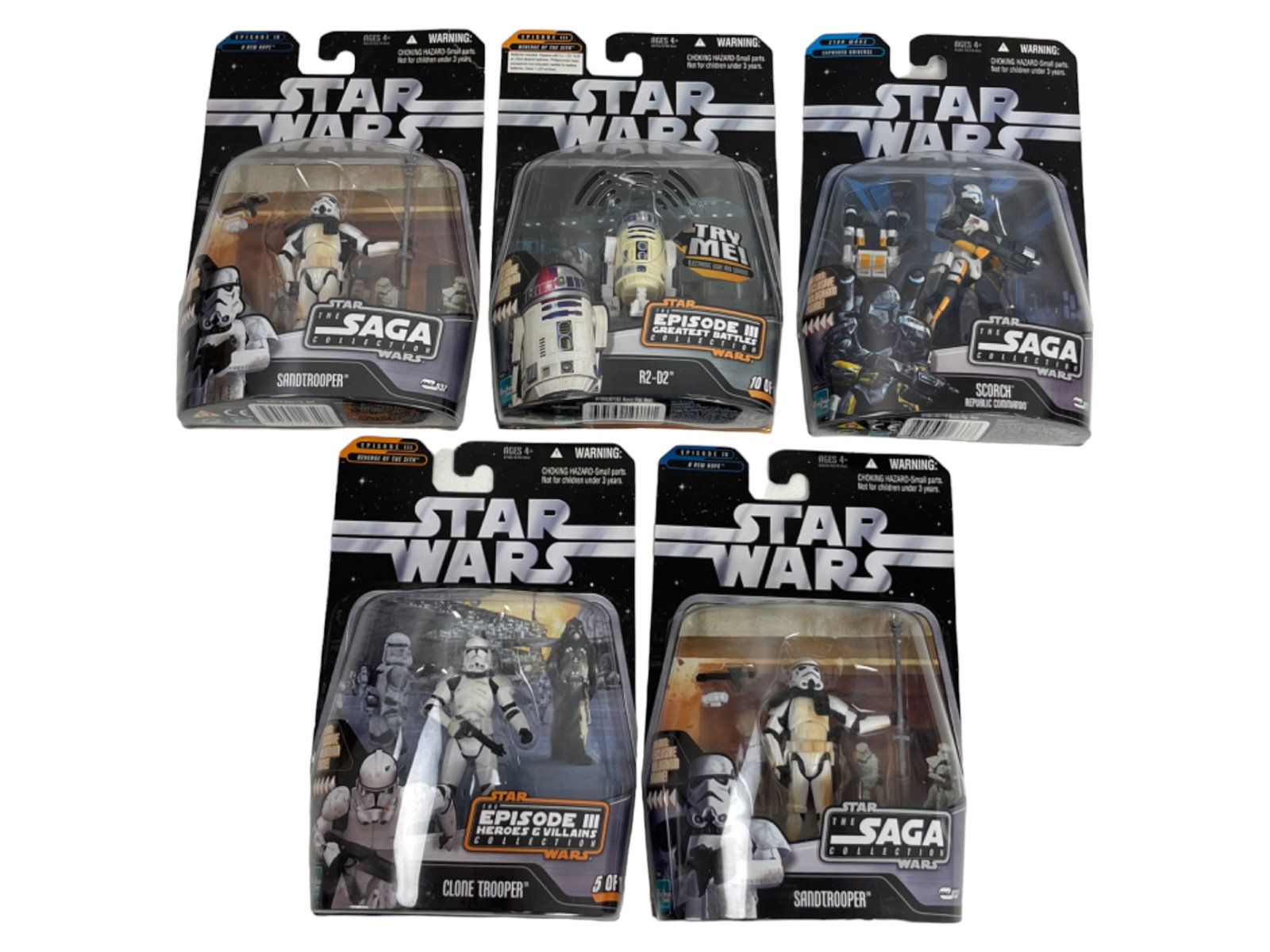 ACTION FIGURE STAR WARS TOYS COLLECTION LOT NIB (1 of 3)