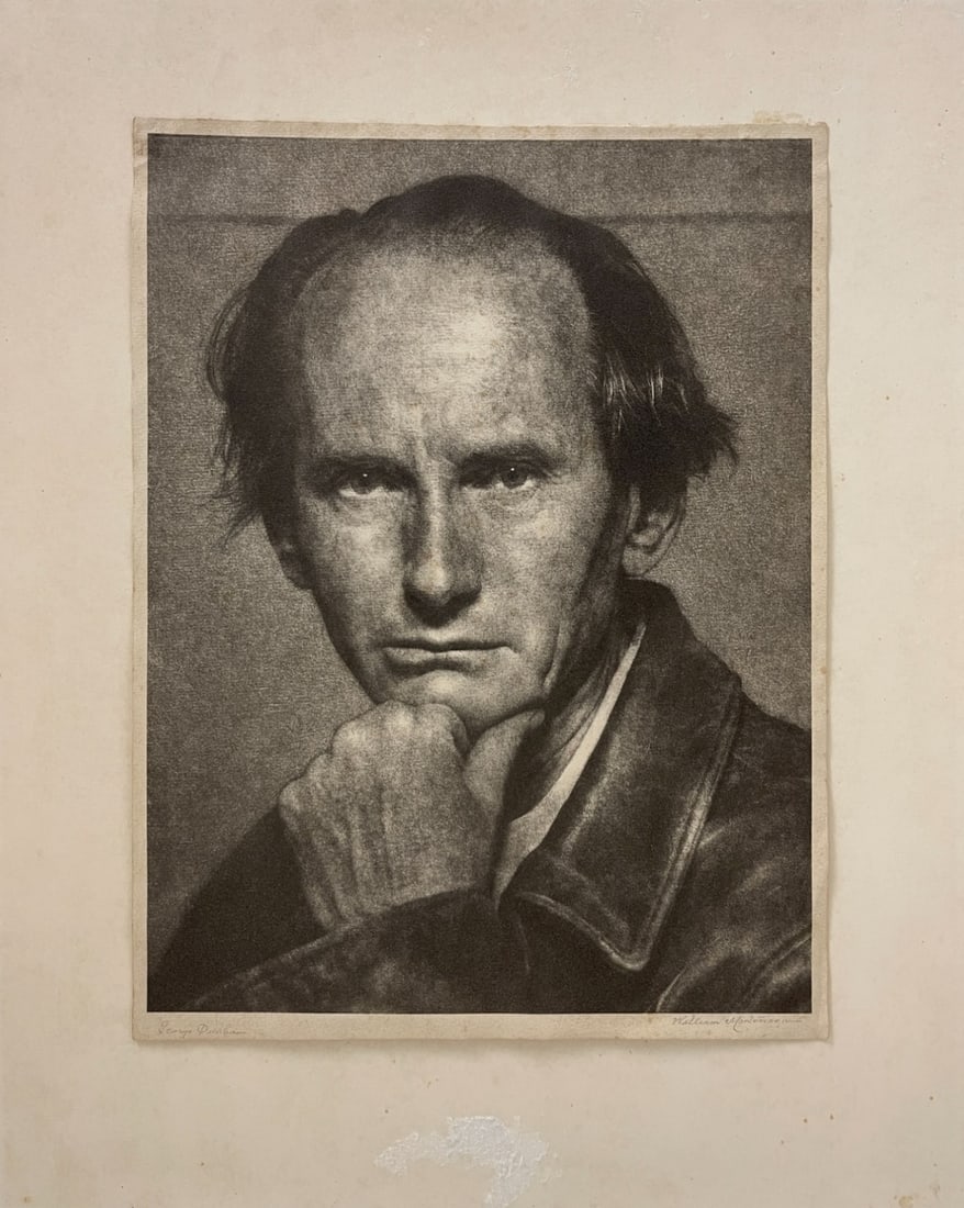 William Mortensen - Photograph of George Dunham Pencil Signed Bottom Right (1 of 5)