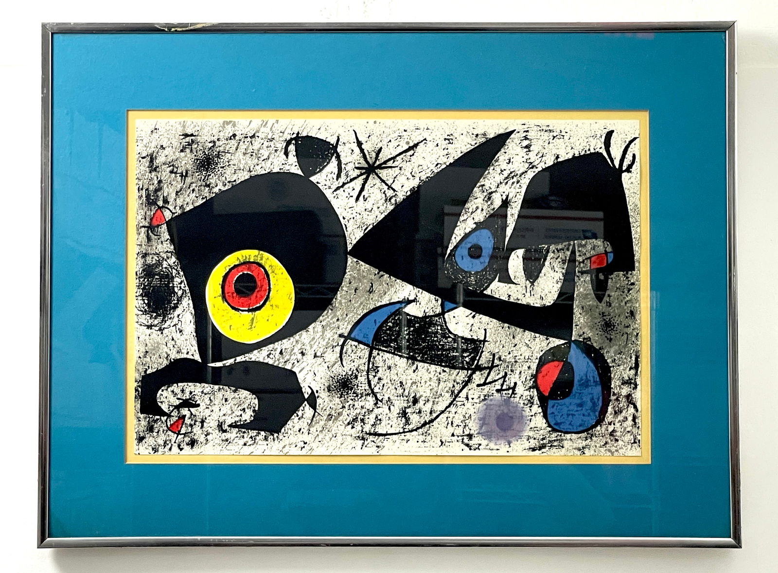 Joan Miro - Derriere Le Miroir Colored Lithograph with COA (1 of 4)