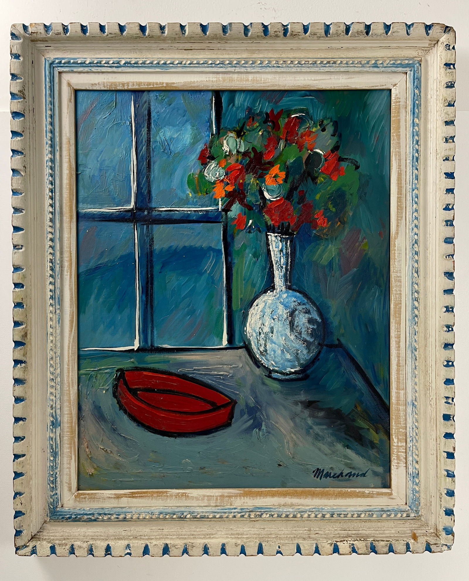 Attributed to Jean Marchand (1883-1940) Signed Oil on Board Painting (1 of 5)