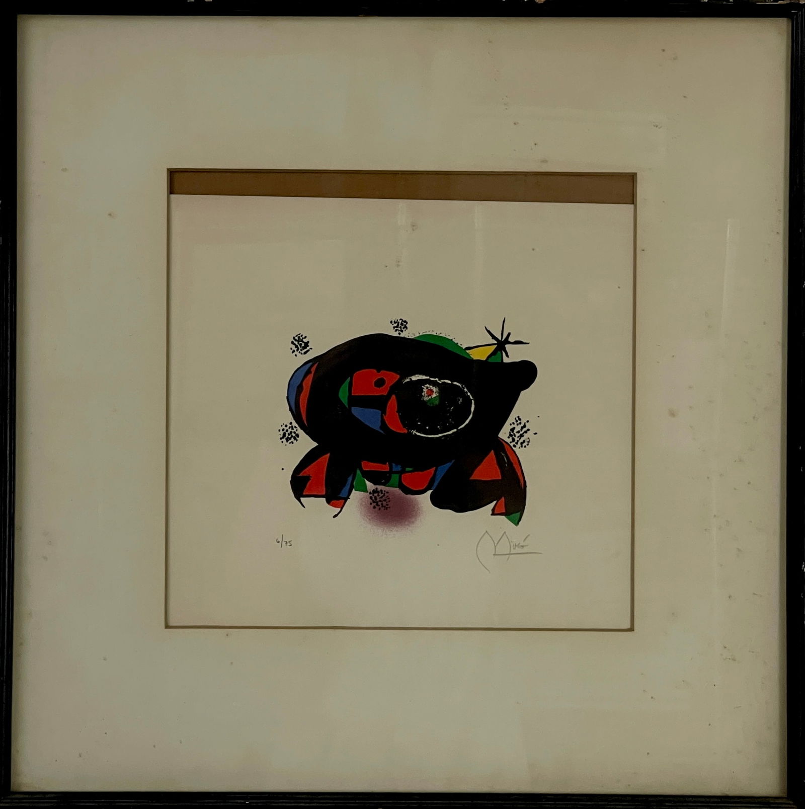Joan Miro Revolution Color Lithograph Pencil Signed Lower Right (1 of 8)