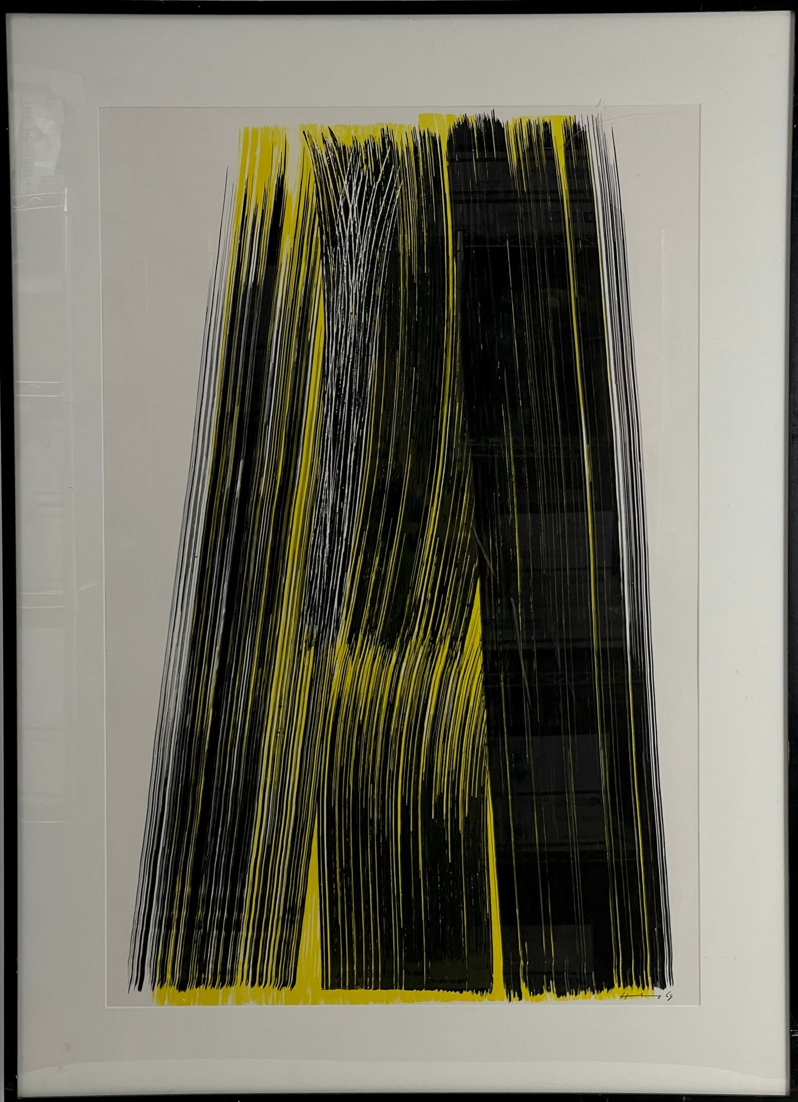 Hans Hartung (1904-1989) Lithograph Signed and Dated Lower Right 1969 (1 of 4)