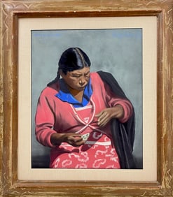 DIEGO RIVERA Mexican 1886 - 1957 Gouache on Paper Signed and Titled