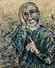 Jose Clemente Orozco Mexican 1883 - 1949 Gouache on Paper (Attributed to the artist)