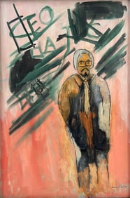 Larry Rivers 1923-2002 American artist Oil on Canvas Attributed