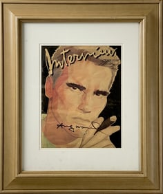 Andy Warhol Interview Magazine signed
