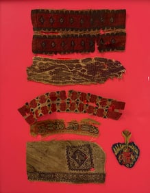 Ancient Egyptian Framed linen Fragment