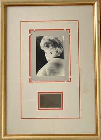 Lucille Ball Signed 8" x 10" Photo