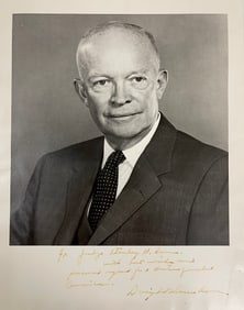 President Dwight D. Eisenhower Autograph signed