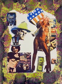 William Weege - Whose Gold Standard 1978 Silkscreen in Colors Signed and Numbered XI