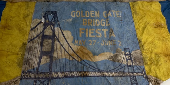Golden Gate Bridge Opening Day Fiesta Flag Banner