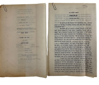 T-Bone for Two How The West Was Won 1928 Fox Film Corp Original Screenplay Movie Script