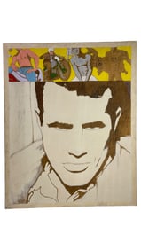 Scorpio Rising 1963 Movie Illustration Painting Gay Male Nazi Bikers Signed