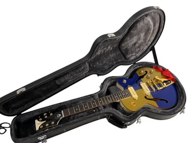 Epiphone Wildkat PW Blue & Gold Electric Guitar