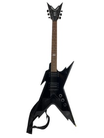 Dean Dime Razorback Classic Black Finish Electric Guitar