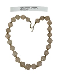Roman Rock Crystal Necklace 100-300 A.D.
