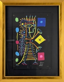 Pablo Picasso - La Femme Aux des (Jacqueline), 1958 Lithograph Pencil Signed and Numbered 44/700