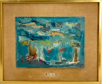 John Marin (1875-1953) - Oil on Board