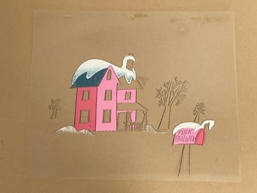 Original Pink Panther Animation Cel