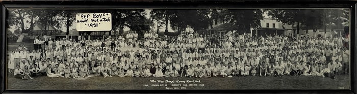 The Pep Boys Manny Moe & Jack 1931 Mohican Club B&W Photograph