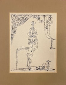 Paul Klee - Fitzlibutzli Vintage Etching Mounted on Board