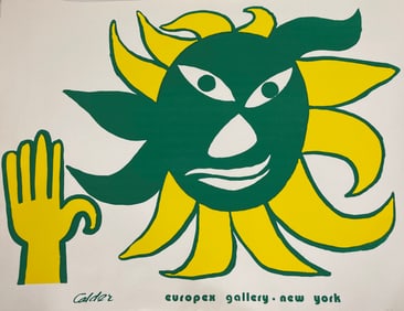 Alexander Calder Europex Gallery New York Exhibiton Poster