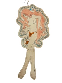 ANDY WARHOL Signed Costume Design Drawing CHRISTMAS ORNAMENTS Fashion