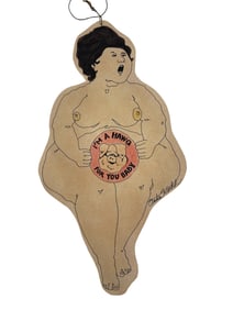 ANDY WARHOL Signed Costume Design Drawing CHRISTMAS ORNAMENTS Fashion