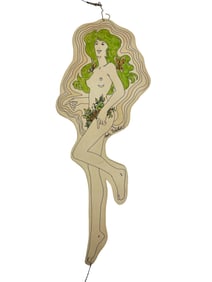 ANDY WARHOL Signed Costume Design Drawing CHRISTMAS ORNAMENTS Fashion