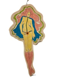 ANDY WARHOL Signed Costume Design Drawing CHRISTMAS ORNAMENTS Fashion