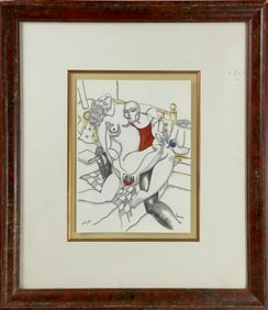 Yuri Gevorkian Yuroz - Serigraph "Love - The Bedroom Suite" Pencil Signed and Numbered 114/150