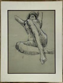 Pastel Painting Signed Voss Lower Left