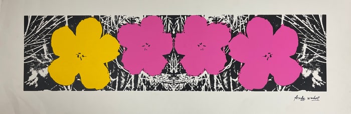 Andy Warhol Flowers Lithograph