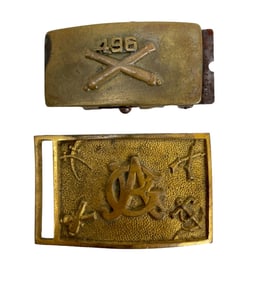 Antique Civil War Belt Buckles