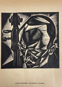 Ewald Dulberg - Woodcut 'BILDNIS'
