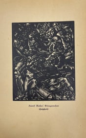 Rudolf Mather (1891-1975) - Gefangennahme Woodcut