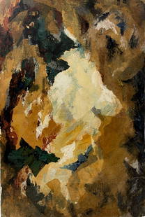 Morgan Russell (American, 1886-1953) Collage Oil on Board Signed Attributed: Morgan Russell (American, 1886-1953) Collage Oil on Board Signed Attributed. Size: 36" x 24". Provenance: Private Collector. Due to the vastness of the collection, obtaining Certificates of Authentici