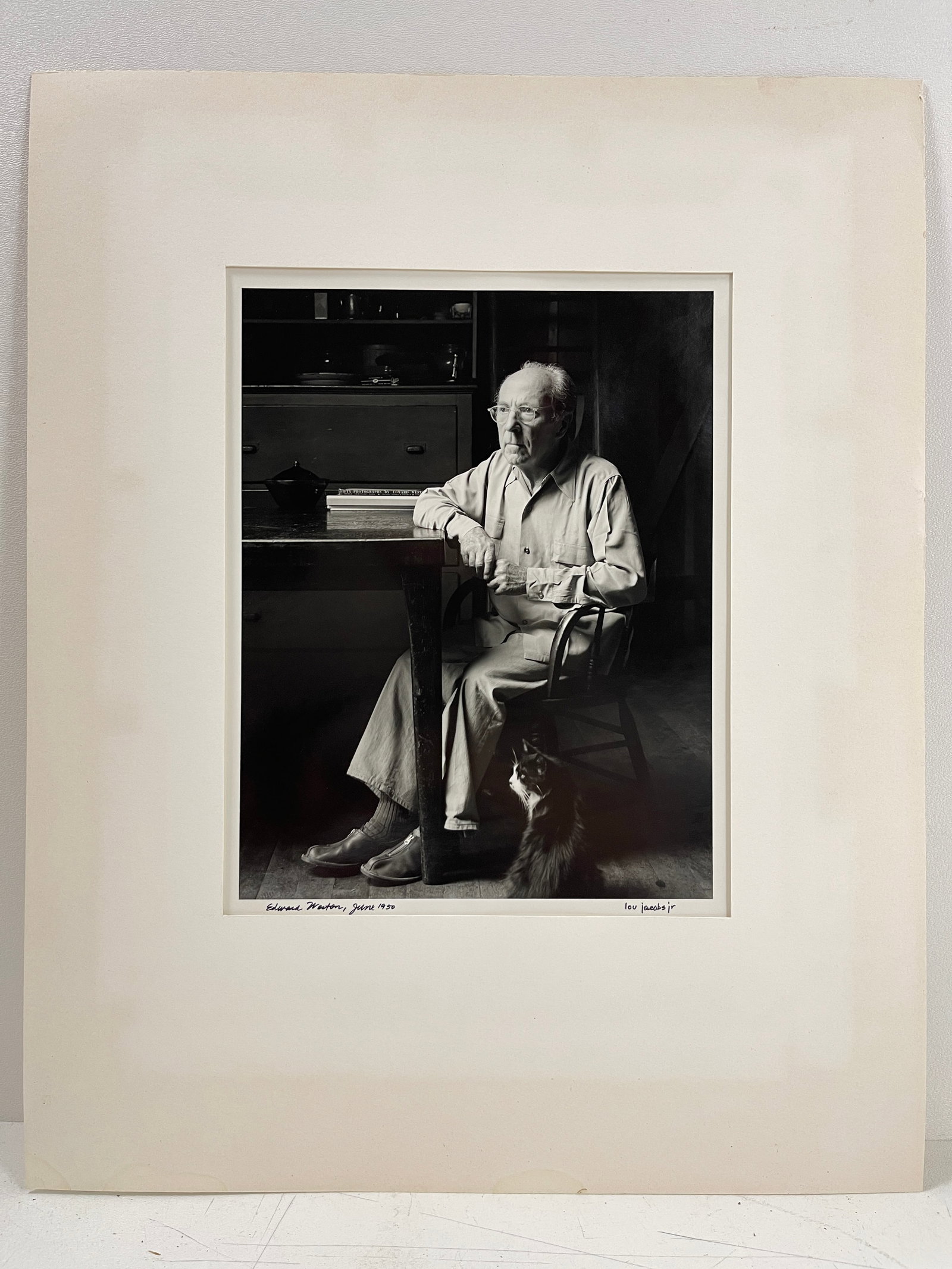 Original Portrait Photograph of Edward Weston by Lou Jacobs Jr. (1 of 6)