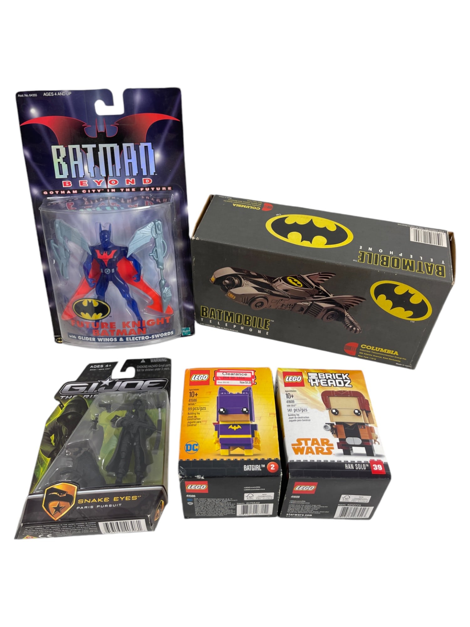 Vintage Action Figure Toy Collection Star Wars, Batman, Lego lot (1 of 5)