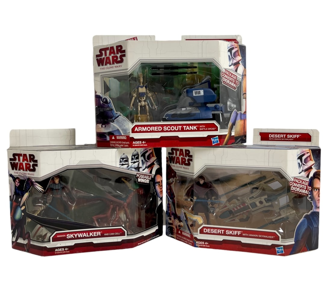 Star Wars Clone Wars Action Figure Lot NIB (1 of 5)