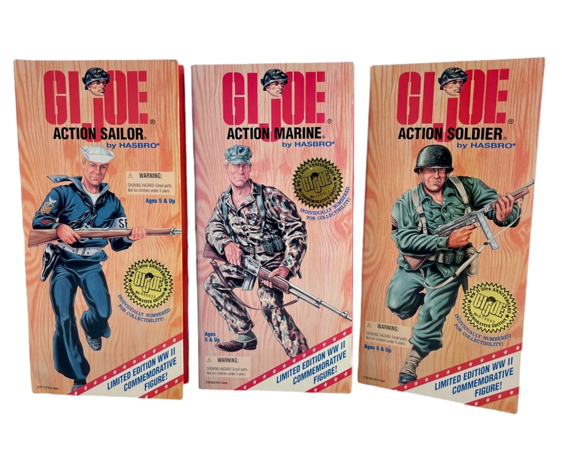 GI Joe Action Marine Soldier and Sailor Action Figures NIB (1 of 6)