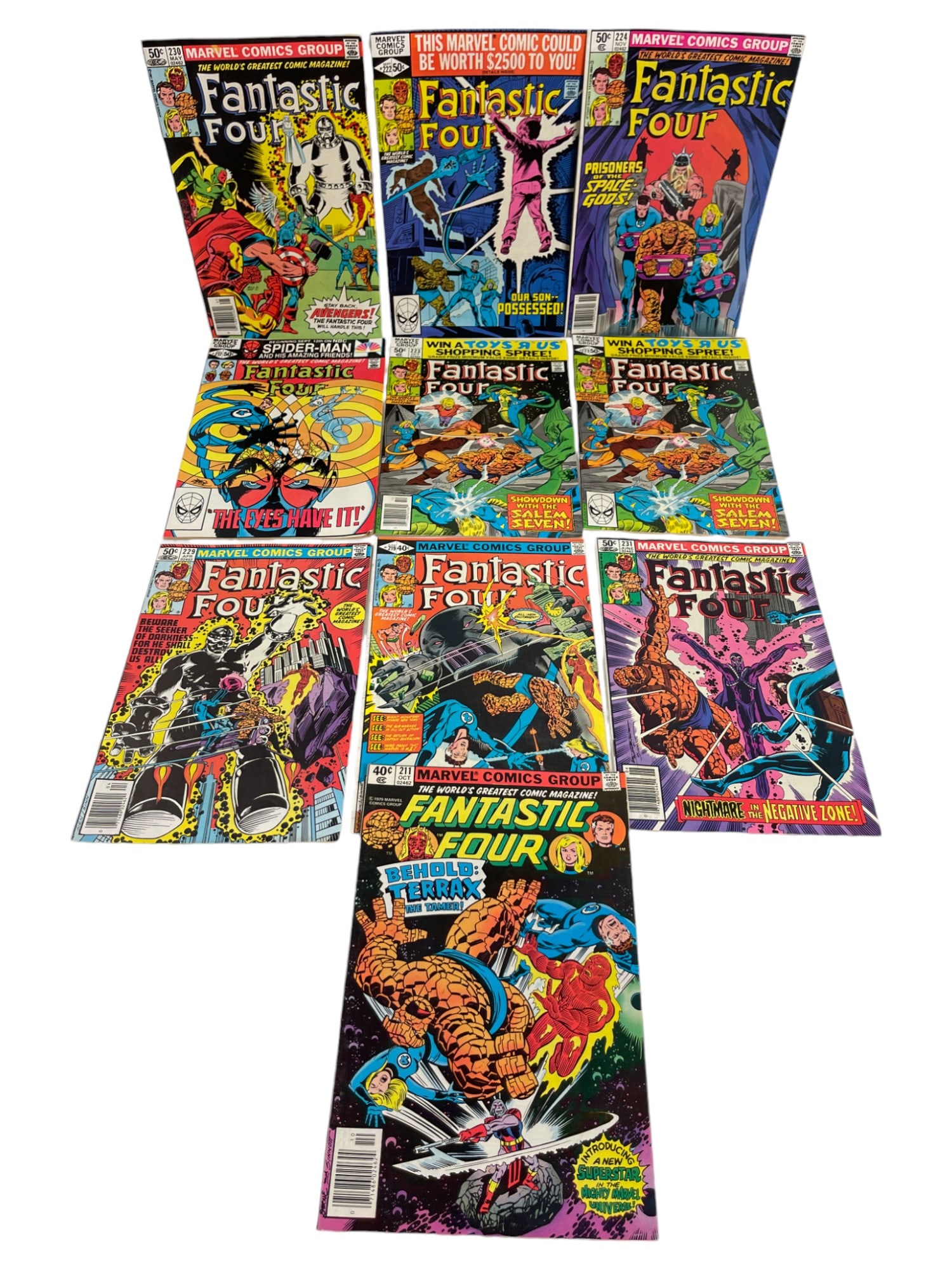 Vintage Marvel Fantastic Four Comic Book Collection Lot (1 of 6)