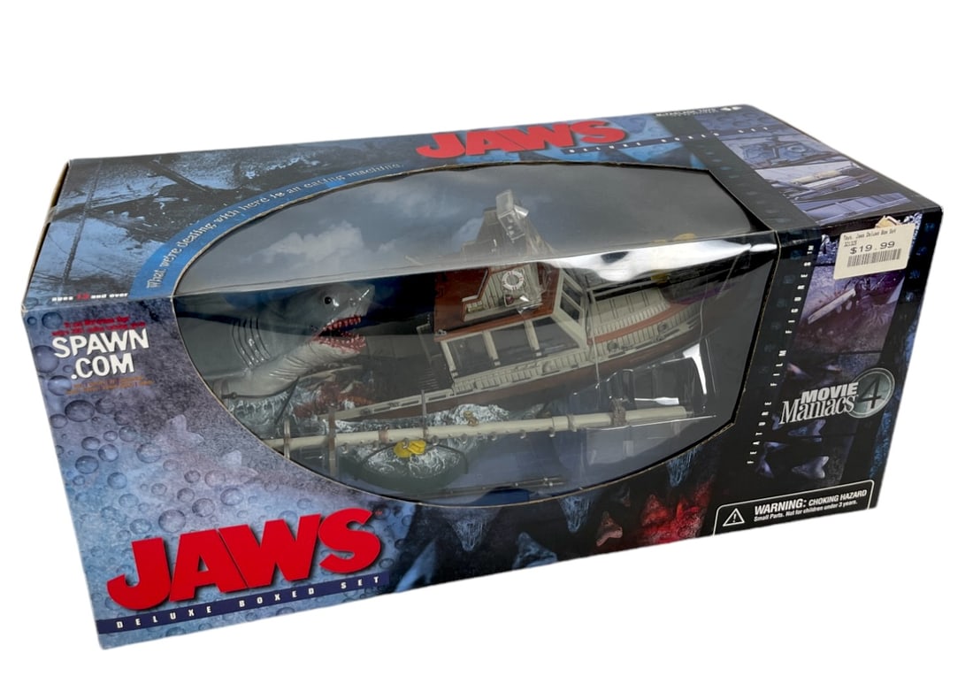 2001 Movie Maniacs Jaws Deluxe Boxed Set NIB Rare (1 of 7)
