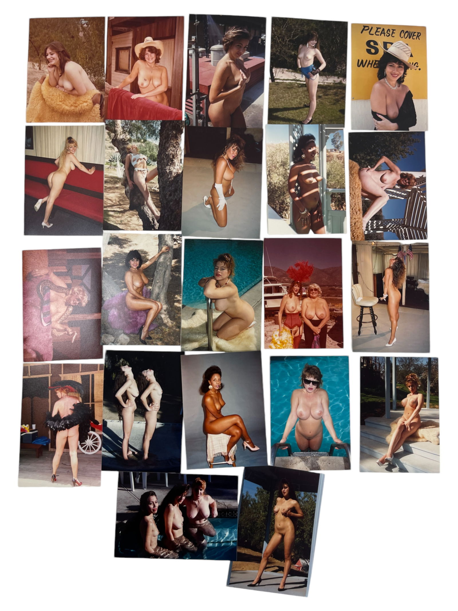 Vintage Pin Up Nude Risque Female Model Photo Photograph & Negative Collection Lot 22: Vintage Pin Up Nude Risque Female Model Photo Photograph & Negative Collection Lot 5" x 3 1/2" NO RESERVE PRICE