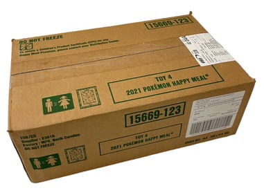 2021 Pokemon Happy Meal Toy 4 Brand New Sealed Box