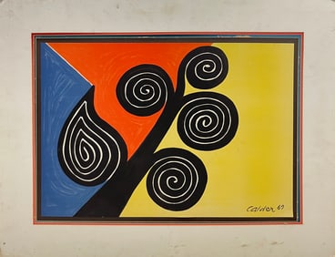 Alexander Calder - Autumn Offset Lithograph 1969